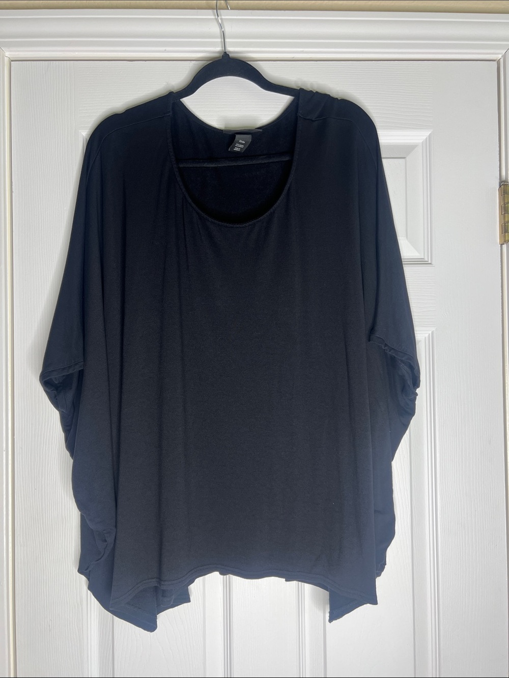 Lane Bryant black oversized blouse..